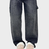Valerie | Jeans liberi cu un luciu subtil