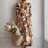 Ana - Rochie Floral Boem