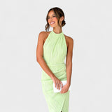 Camila - Rochie lungă cu pliuri