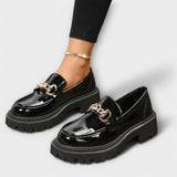 Pantofi Femei Plateau Loafer cu Stil de Vrăjitoare