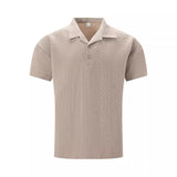 Cămașă Polo - Textură Jacquard Relaxată