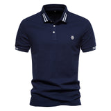 Polo - Guler Structurat Rayat