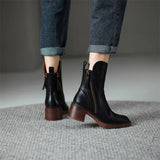 Clara - Botine din piele