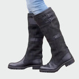 Botine retro din piele