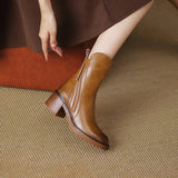 Clara - Botine din piele