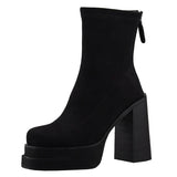 Olga - Botine cu stil modern și confort de nubuc