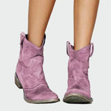 Botine retro de cowboy