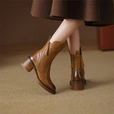 Clara - Botine din piele