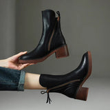 Clara - Botine din piele
