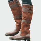 Botine retro din piele