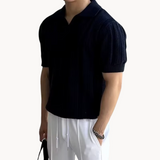 Cămașă - Tricou cu Guler Deschis