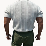Cămașă - Tricou cu Guler Deschis