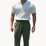 Cămașă - Tricou cu Guler Deschis