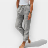 Diana | Pantaloni de vară din in lejer