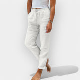 Diana | Pantaloni de vară din in lejer