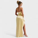 Ariel - Rochie Asimetrică din Satin
