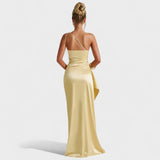Ariel - Rochie Asimetrică din Satin