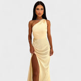 Aurélia - Rochie lungă din satin