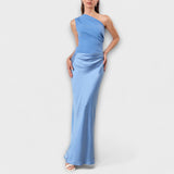 Luna - Rochie asimetrică din satin