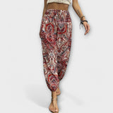 Scarlett - Pantaloni cu grafice etnice