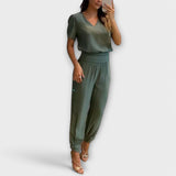 Irmelinda - Set elegant bluză și pantaloni