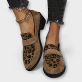Pantofi eleganți pentru femei cu model de leopard