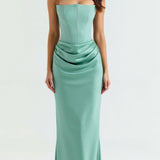 Esmeralda - Rochie lungă cu corset