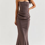 Esmeralda - Rochie lungă cu corset
