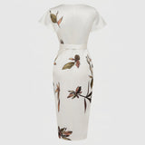 Isabel - Rochie Midi cu Fundă