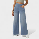 Irene - Pantaloni din denim cu croi larg