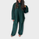 Ingrid - Set Plus Size Acanalado