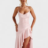 Samira - Rochie Maxi Roz