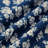 Fustă Mini A-Line Florală Bleumarin