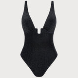 Bralette One Piece cu Paiete Negre