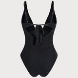 Bralette One Piece cu Paiete Negre