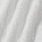 Fustă Midi Sirenă Albă din Jacquard
