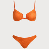 Set de Bikini Bralette Jacquard Portocalie