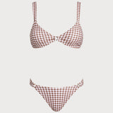 Seturi de Bikini cu O-Ring în Carouri