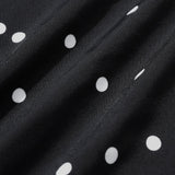 Costum de baie dintr-o bucată cu buline negre