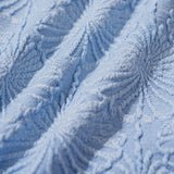 Seturi de Bikini Cu Decupaje Jacquard Albastre