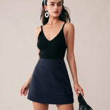 Fustă Mini Pocket Navy