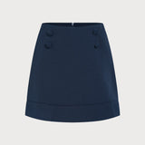 Fustă Mini Pocket Navy