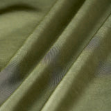 Fustă Mini A-Line din Satin Verde cu Talie Elastică